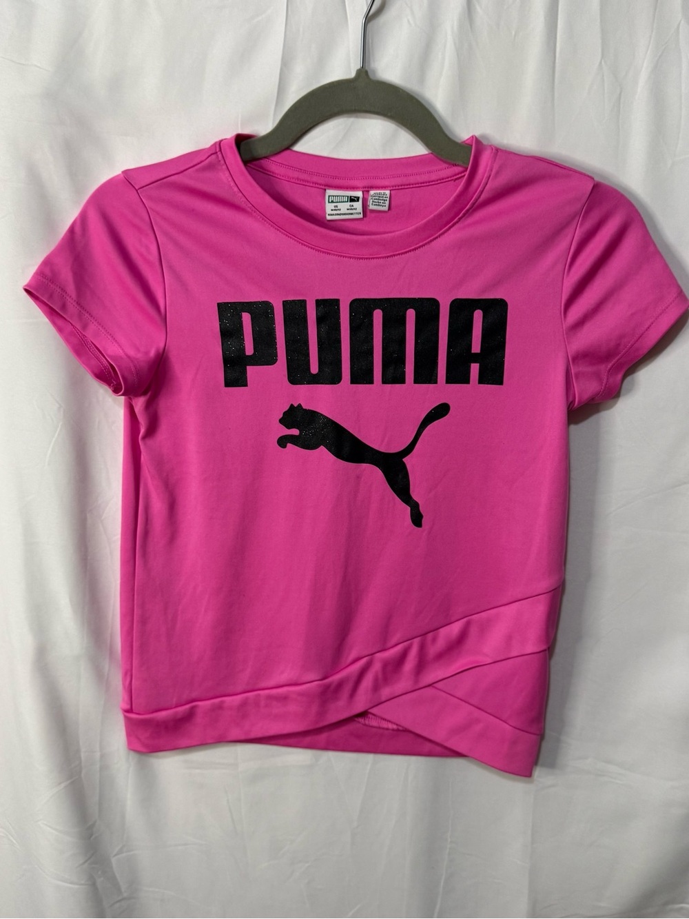Puma Pink Graphic Tee - Bright Pink